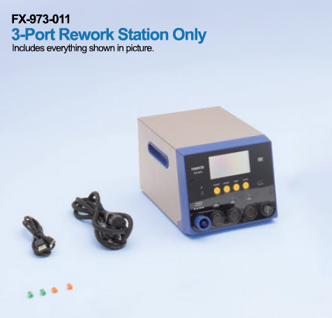 TestEquity: Hakko FX973-011 Rework Station Only, 3-Port, 400W